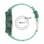 سوار ساعة ذكي من TPU متكامل مع إبزيم مزدوج الدبوس، لساعات Samsung Galaxy Watch5 40 مم، Samsung Galaxy Watch5 44 مم، Samsung Galaxy Watch4 44 مم