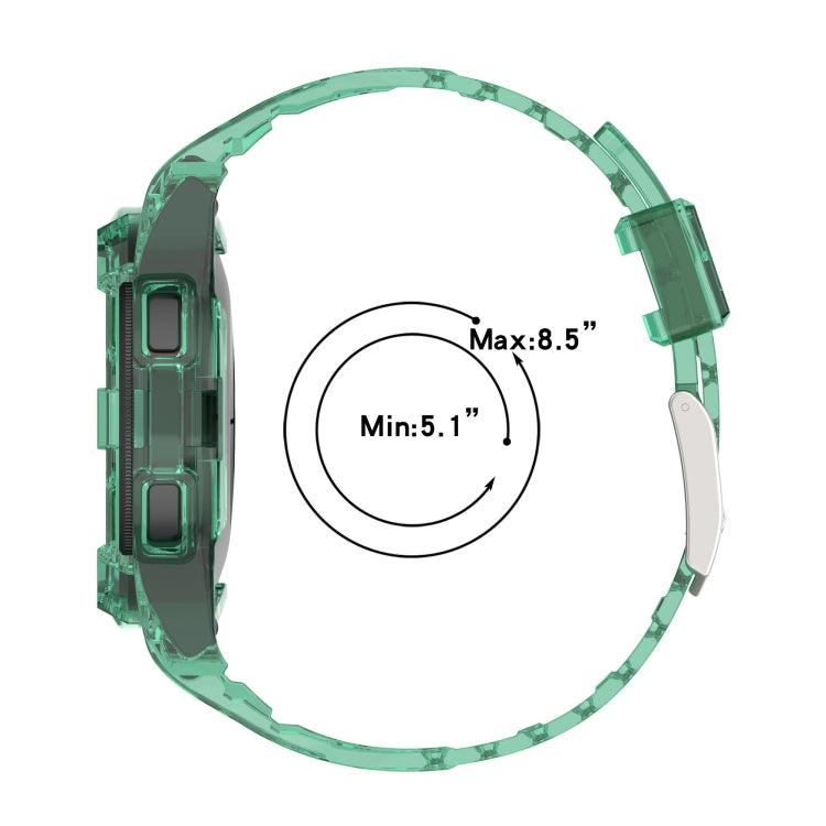 سوار ساعة ذكي من TPU متكامل مع إبزيم مزدوج الدبوس، لساعات Samsung Galaxy Watch5 40 مم، Samsung Galaxy Watch5 44 مم، Samsung Galaxy Watch4 44 مم