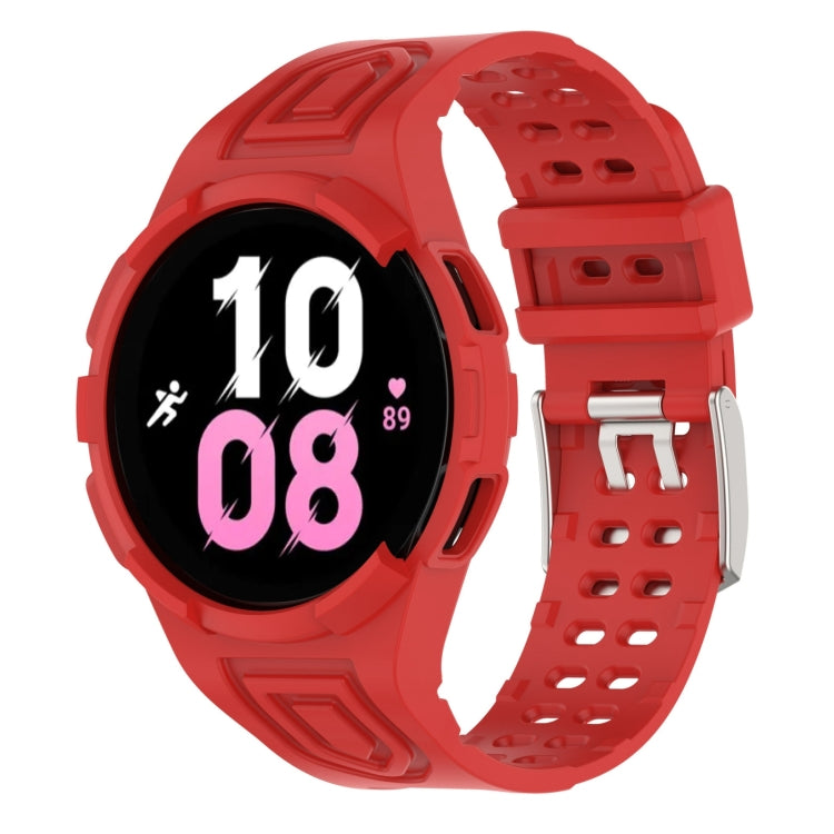 سوار ساعة ذكي من TPU متكامل مع إبزيم مزدوج الدبوس، لساعات Samsung Galaxy Watch5 40 مم، Samsung Galaxy Watch5 44 مم، Samsung Galaxy Watch4 44 مم