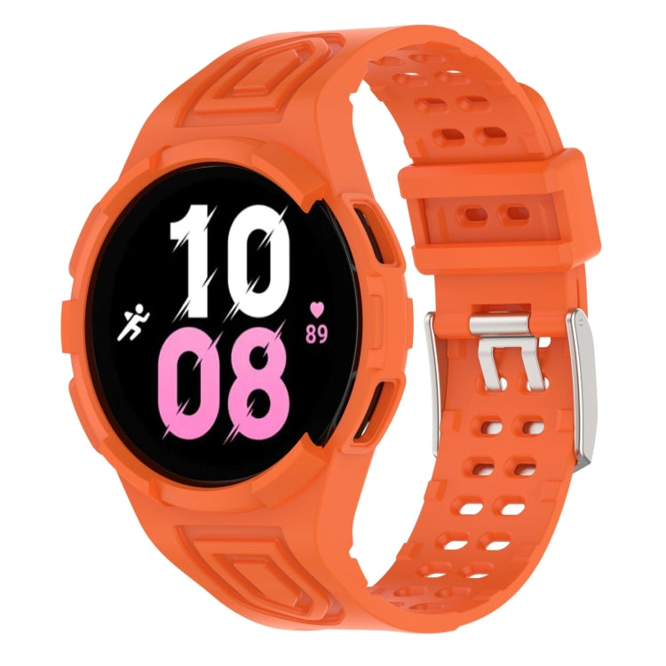 سوار ساعة ذكي من TPU متكامل مع إبزيم مزدوج الدبوس، لساعات Samsung Galaxy Watch5 40 مم، Samsung Galaxy Watch5 44 مم، Samsung Galaxy Watch4 44 مم