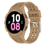سوار ساعة ذكي من TPU متكامل مع إبزيم مزدوج الدبوس، لساعات Samsung Galaxy Watch5 40 مم، Samsung Galaxy Watch5 44 مم، Samsung Galaxy Watch4 44 مم