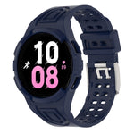 سوار ساعة ذكي من TPU متكامل مع إبزيم مزدوج الدبوس، لساعات Samsung Galaxy Watch5 40 مم، Samsung Galaxy Watch5 44 مم، Samsung Galaxy Watch4 44 مم