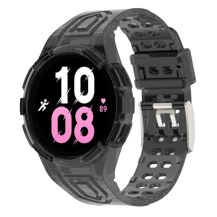 سوار ساعة ذكي من TPU متكامل مع إبزيم مزدوج الدبوس، لساعات Samsung Galaxy Watch5 40 مم، Samsung Galaxy Watch5 44 مم، Samsung Galaxy Watch4 44 مم