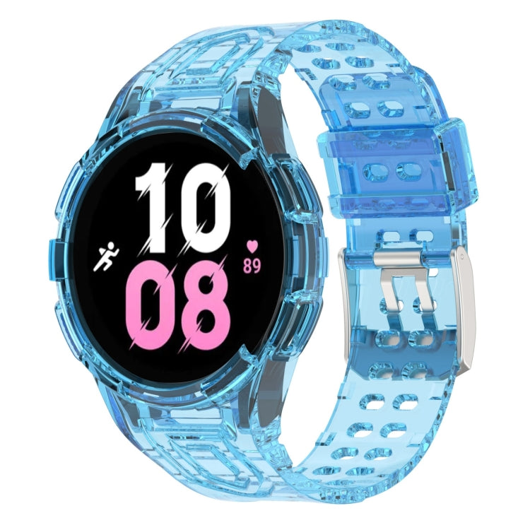 سوار ساعة ذكي من TPU متكامل مع إبزيم مزدوج الدبوس، لساعات Samsung Galaxy Watch5 40 مم، Samsung Galaxy Watch5 44 مم، Samsung Galaxy Watch4 44 مم