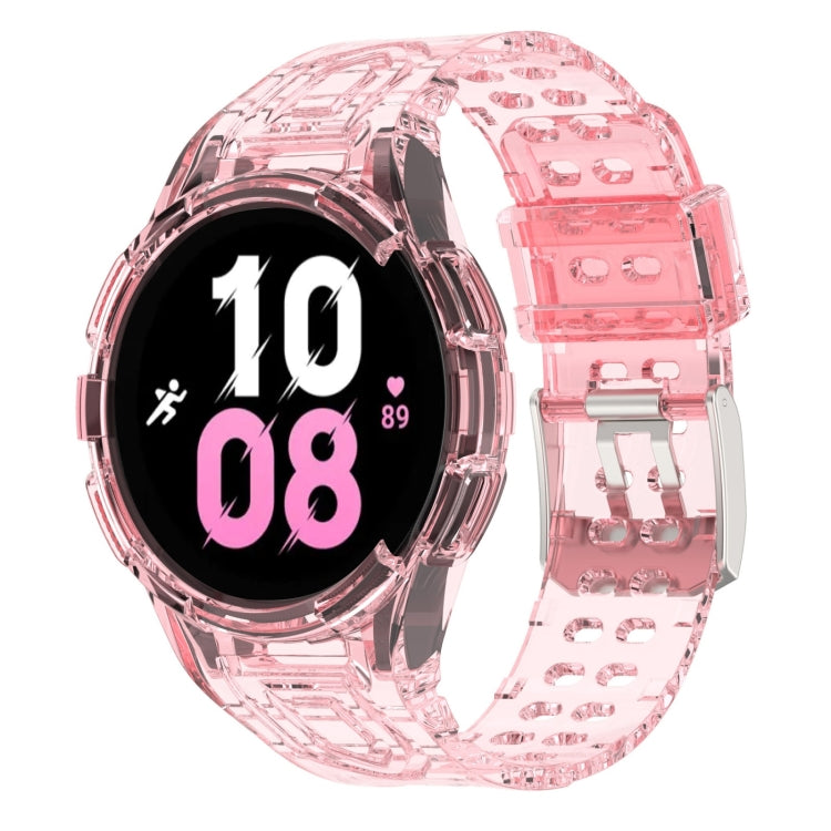 سوار ساعة ذكي من TPU متكامل مع إبزيم مزدوج الدبوس، لساعات Samsung Galaxy Watch5 40 مم، Samsung Galaxy Watch5 44 مم، Samsung Galaxy Watch4 44 مم