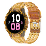 سوار ساعة ذكي من TPU متكامل مع إبزيم مزدوج الدبوس، لساعات Samsung Galaxy Watch5 40 مم، Samsung Galaxy Watch5 44 مم، Samsung Galaxy Watch4 44 مم