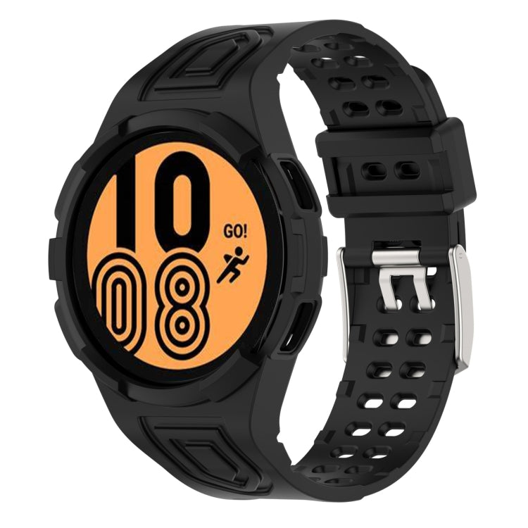 سوار ساعة ذكي من TPU متكامل مع إبزيم مزدوج الدبوس، لساعات Samsung Galaxy Watch5 40 مم، Samsung Galaxy Watch5 44 مم، Samsung Galaxy Watch4 44 مم