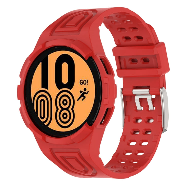 سوار ساعة ذكي من TPU متكامل مع إبزيم مزدوج الدبوس، لساعات Samsung Galaxy Watch5 40 مم، Samsung Galaxy Watch5 44 مم، Samsung Galaxy Watch4 44 مم