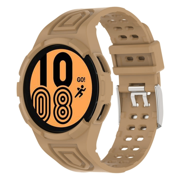 سوار ساعة ذكي من TPU متكامل مع إبزيم مزدوج الدبوس، لساعات Samsung Galaxy Watch5 40 مم، Samsung Galaxy Watch5 44 مم، Samsung Galaxy Watch4 44 مم