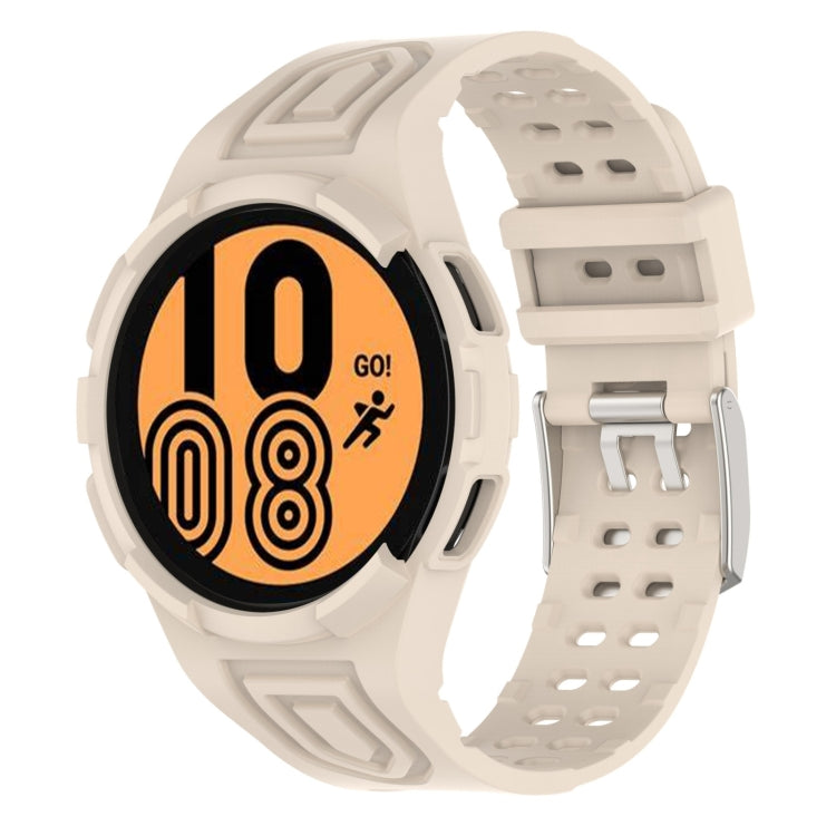 سوار ساعة ذكي من TPU متكامل مع إبزيم مزدوج الدبوس، لساعات Samsung Galaxy Watch5 40 مم، Samsung Galaxy Watch5 44 مم، Samsung Galaxy Watch4 44 مم