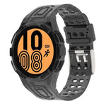 سوار ساعة ذكي من TPU متكامل مع إبزيم مزدوج الدبوس، لساعات Samsung Galaxy Watch5 40 مم، Samsung Galaxy Watch5 44 مم، Samsung Galaxy Watch4 44 مم