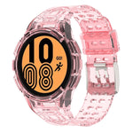 سوار ساعة ذكي من TPU متكامل مع إبزيم مزدوج الدبوس، لساعات Samsung Galaxy Watch5 40 مم، Samsung Galaxy Watch5 44 مم، Samsung Galaxy Watch4 44 مم