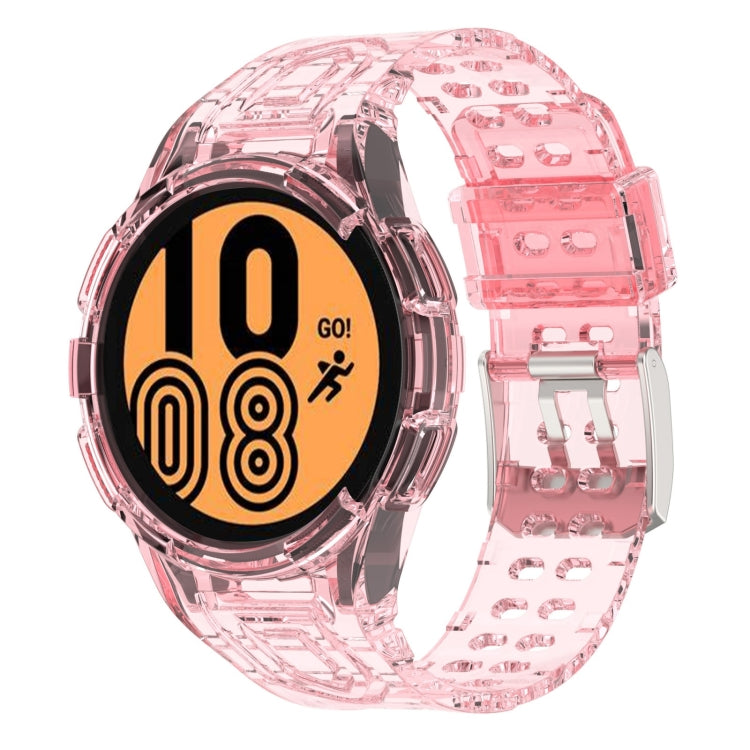 سوار ساعة ذكي من TPU متكامل مع إبزيم مزدوج الدبوس، لساعات Samsung Galaxy Watch5 40 مم، Samsung Galaxy Watch5 44 مم، Samsung Galaxy Watch4 44 مم