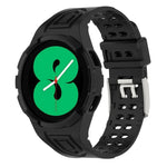 سوار ساعة ذكي من TPU متكامل مع مشبك مزدوج الدبوس، لـ Samsung Galaxy Watch4 مقاس 40مم، لـ Samsung Galaxy Watch4 Classic مقاس 46مم