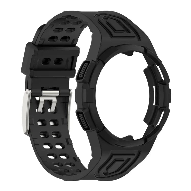 سوار ساعة ذكي من TPU متكامل مع مشبك مزدوج الدبوس، لـ Samsung Galaxy Watch4 مقاس 40مم، لـ Samsung Galaxy Watch4 Classic مقاس 46مم