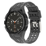 سوار ساعة ذكي من TPU متكامل مع مشبك مزدوج الدبوس، لـ Samsung Galaxy Watch4 مقاس 40مم، لـ Samsung Galaxy Watch4 Classic مقاس 46مم