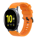 20mm Solid Color Soft Silicone Watch Band, For Samsung Galaxy Watch Active 2 44mm, For Samsung Galaxy Watch 42mm