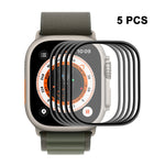 فيلم شاشة ENKAY 3D ناعم من PC حافة PMMA لساعة Apple Watch Ultra / Ultra 2 / Ultra 3 49 مم، 1 قطعة، 2 قطع، 5 قطع، 10 قطع