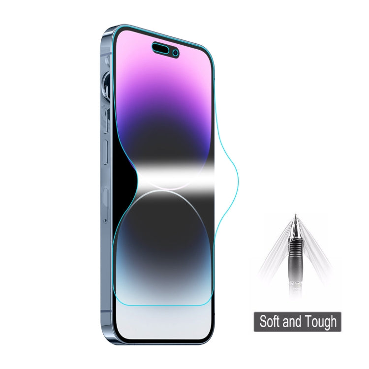 فيلم هيدروجيل مقاوم للانفجار مع غراء كامل ENKAY لهاتف iPhone 14 Pro، ل iPhone 14 Pro (قطعة واحدة)، ل iPhone 14 Pro (قطعتان)، ل iPhone 14 Pro (5 قطع)، ل iPhone 14 Pro (10 قطع)