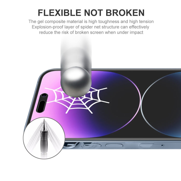 فيلم هيدروجيل مقاوم للانفجار مع غراء كامل ENKAY لهاتف iPhone 14 Pro، ل iPhone 14 Pro (قطعة واحدة)، ل iPhone 14 Pro (قطعتان)، ل iPhone 14 Pro (5 قطع)، ل iPhone 14 Pro (10 قطع)