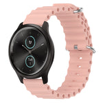 20mm Ocean Style Silicone Solid Color Watch Band, For Garmin Garminmove Style, For Garmin Forerunner 645 Music