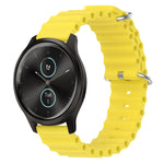 20mm Ocean Style Silicone Solid Color Watch Band, For Garmin Garminmove Style, For Garmin Forerunner 645 Music