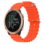 20mm Ocean Style Silicone Solid Color Watch Band, For Garmin Garminmove Style, For Garmin Forerunner 645 Music