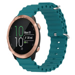 20mm Ocean Style Silicone Solid Color Watch Band, For Garmin Garminmove Style, For Garmin Forerunner 645 Music