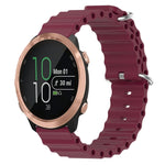 20mm Ocean Style Silicone Solid Color Watch Band, For Garmin Garminmove Style, For Garmin Forerunner 645 Music
