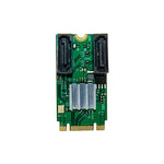 بطاقة ST551 PCIe بسرعة 6Gbps بمفتاح B+M إلى منفذين SATA 3.0، محول M.2 إلى SATA مزدوج، ST551