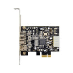 بطاقة ST23 PCI Express بثلاثة منافذ Firewire 1394B و1394A PCIe 1.1 x1، ST23