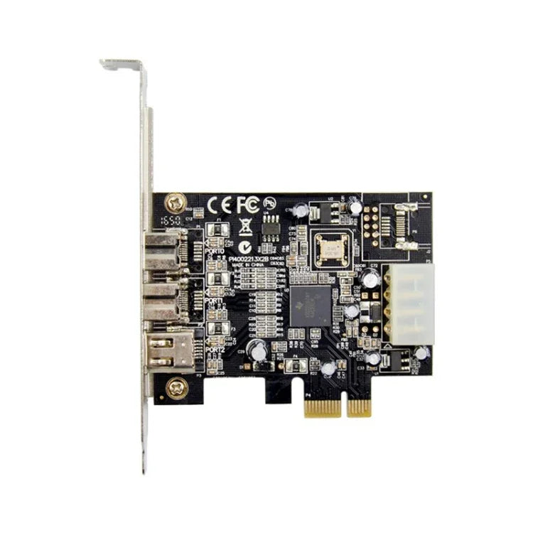 بطاقة ST23 PCI Express بثلاثة منافذ Firewire 1394B و1394A PCIe 1.1 x1، ST23