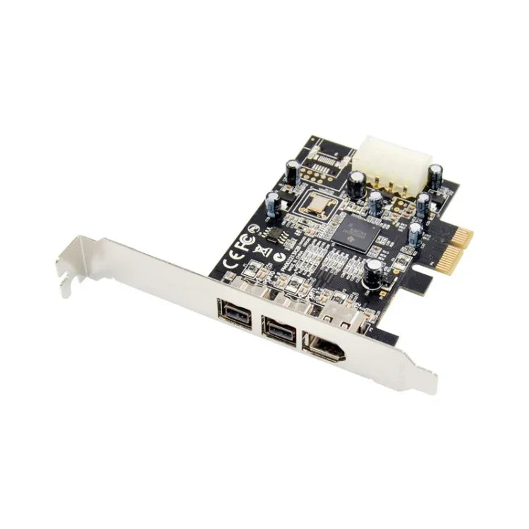 بطاقة ST23 PCI Express بثلاثة منافذ Firewire 1394B و1394A PCIe 1.1 x1، ST23