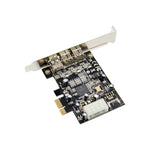 بطاقة ST23 PCI Express بثلاثة منافذ Firewire 1394B و1394A PCIe 1.1 x1، ST23