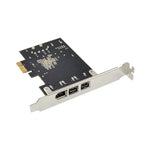 بطاقة ST23 PCI Express بثلاثة منافذ Firewire 1394B و1394A PCIe 1.1 x1، ST23