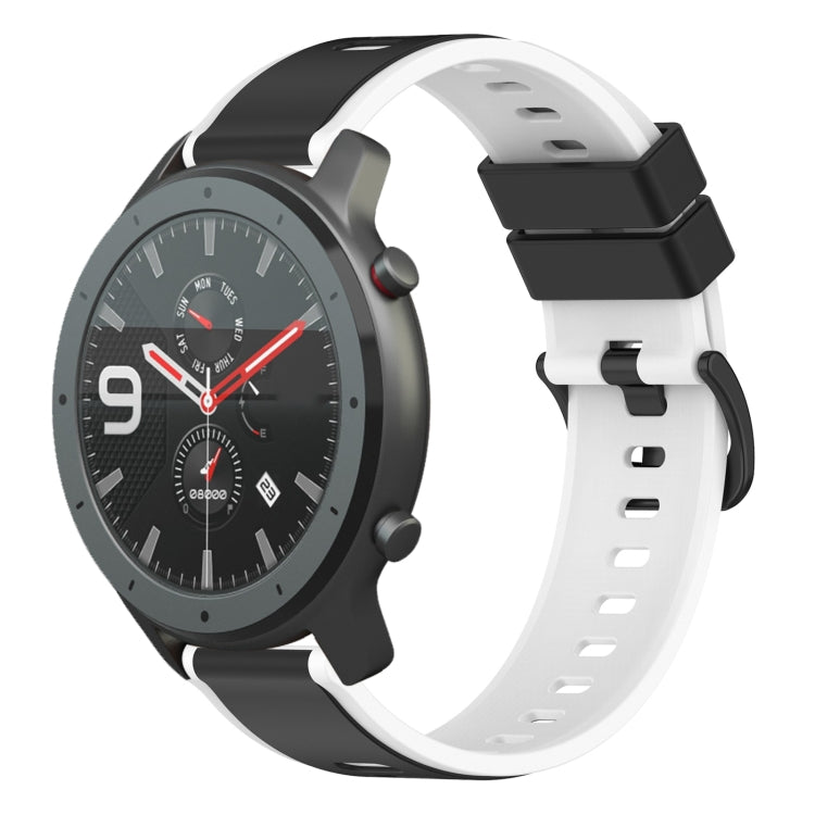 22mm Two-Color Silicone Watch Band, For Amazfit 3, For Amazfit GTR 47mm
