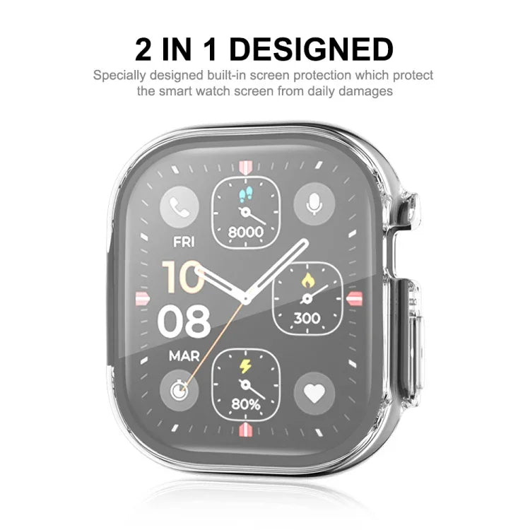 غطاء شفاف ناعم كامل من TPU مع فيلم شاشة لسلسلة Apple Watch Ultra / Ultra 2 49مم من ENKAY