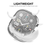 غطاء شفاف ناعم كامل من TPU مع فيلم شاشة لسلسلة Apple Watch Ultra / Ultra 2 49مم من ENKAY