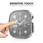 غطاء شفاف ناعم كامل من TPU مع فيلم شاشة لسلسلة Apple Watch Ultra / Ultra 2 49مم من ENKAY