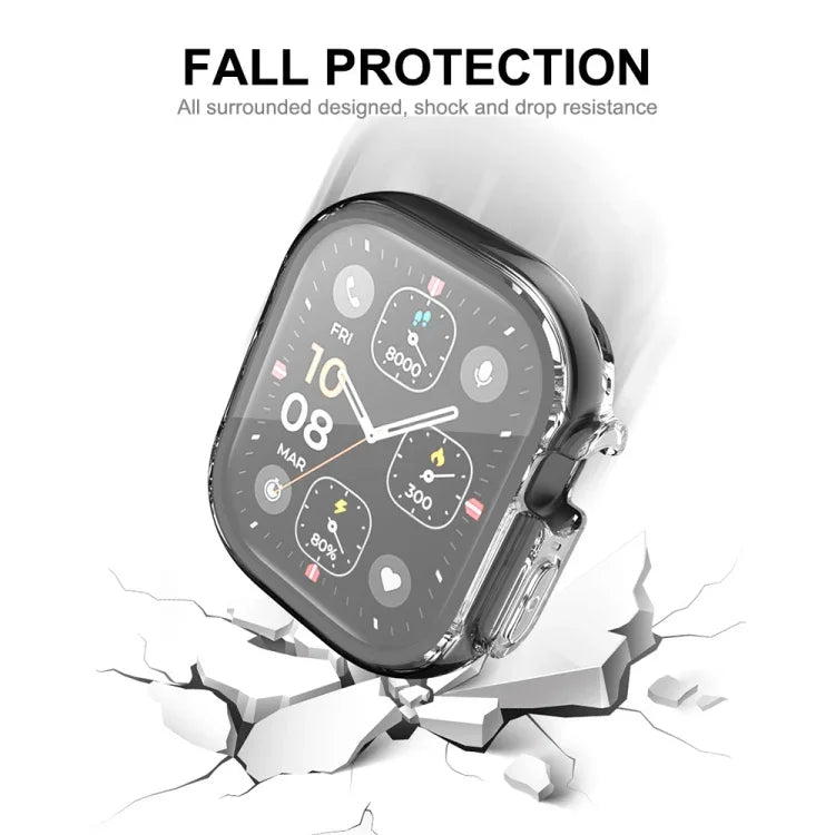 غطاء شفاف ناعم كامل من TPU مع فيلم شاشة لسلسلة Apple Watch Ultra / Ultra 2 49مم من ENKAY
