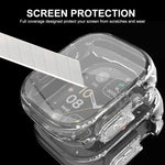 غطاء شفاف ناعم كامل من TPU مع فيلم شاشة لسلسلة Apple Watch Ultra / Ultra 2 49مم من ENKAY