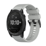 26mm Horizontal Texture Silicone Watch Band with Removal Tool, For Garmin Fenix 7X, For Garmin Fenix 7X Solar, For Garmin Tactix Delta, For Garmin Enduro, For Garmin Fenix 6X, For Garmin Fenix 6X Pro