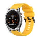 22mm Horizontal Texture Silicone Watch Band with Removal Tool, For Garmin Fenix 7, For Garmin Fenix 7 Solar, For Garmin Fenix 7 Sapphire Solar, For Garmin Epix Gen 2, For Garmin Approach S62, For Garmin Fenix 6 GPS