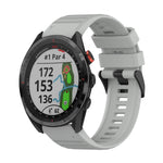 22mm Horizontal Texture Silicone Watch Band with Removal Tool, For Garmin Fenix 7, For Garmin Fenix 7 Solar, For Garmin Fenix 7 Sapphire Solar, For Garmin Epix Gen 2, For Garmin Approach S62, For Garmin Fenix 6 GPS