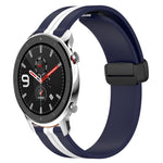 22mm Folding Magnetic Clasp Silicone Watch Band, For Amazfit GTR 4, For Amazfit GTR 3, For Amazfit GTR 3 Pro, For Amazfit GTR 2e
