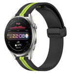 22mm Folding Magnetic Clasp Silicone Watch Band, For Huawei Watch 3 Pro, For Huawei GT2 Pro, For Huawei Watch GT 2E, For Huawei GT2 46mm