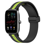 20mm Folding Magnetic Clasp Silicone Watch Band, For Amazfit GTS 4, For Amazfit GTS 3, For Amazfit GTS 2 Mini, For Amazfit GTS 2