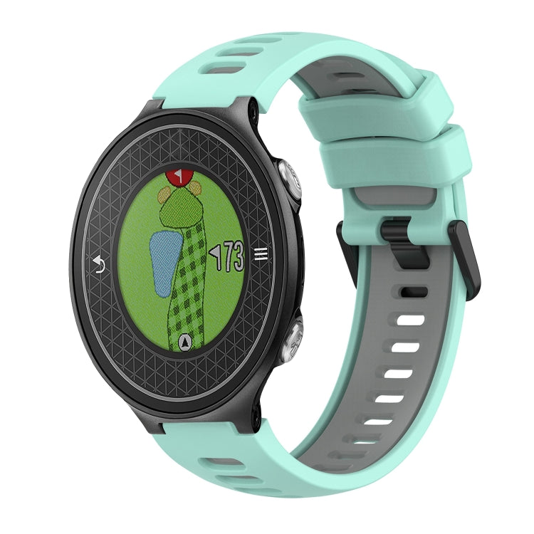Two-Color Silicone Watch Band, For Garmin Approach S20, For Garmin Approach S5, For Garmin Approach S6