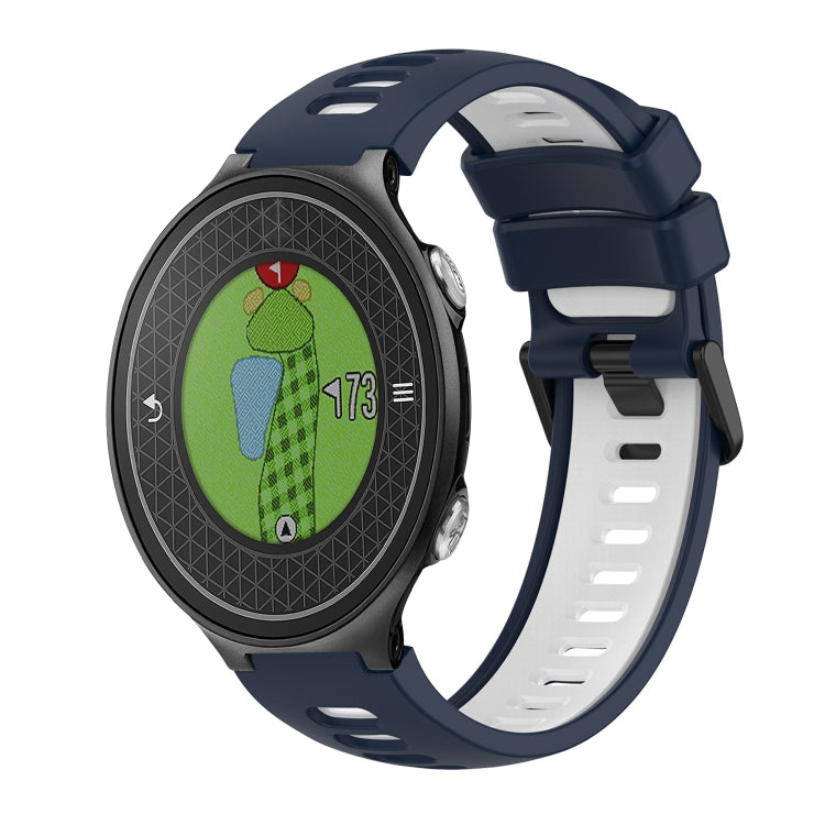 Two-Color Silicone Watch Band, For Garmin Approach S20, For Garmin Approach S5, For Garmin Approach S6