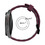 سوار ساعة سيليكون بلون صلب بنمط كرة القدم مقاس 22مم، لساعات Samsung Galaxy Watch3 مقاس 45مم، لساعات Samsung Galaxy Watch مقاس 46مم، لساعات Samsung Gear S3 Classic، لساعات Samsung Gear S3 Frontier